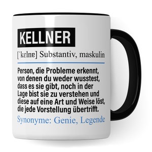 Waiter Cup Funny, Waiter Gift Profession, Saying Service Gift Idea, Coffee Mug Profession Coffee Mug TeaCup Mug Mug