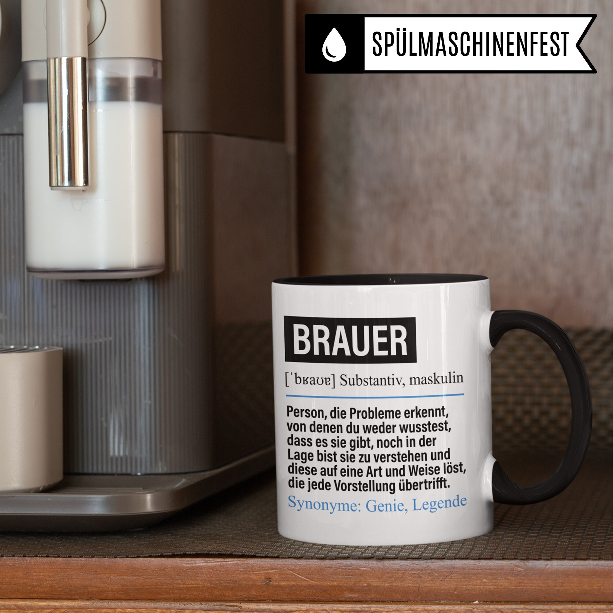 Lustige Tasse Mit Spruch 'Bier Wäre Mir Jetzt Auch Lieber' – 330 Ml Keramik | Geschenk Für Männer, Kollegen & Freunde
