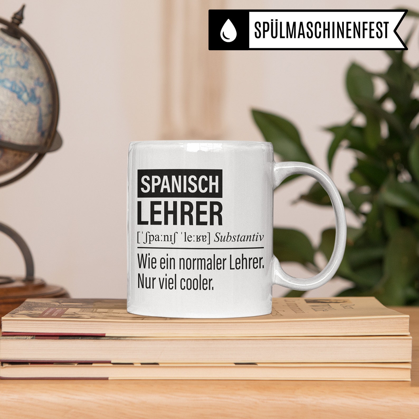 Spanischlehrer Tasse Von Pagma Druck – Lustiger Spruch, Beidseitig Bedruckt, 330 Ml, Spülmaschinenfest
