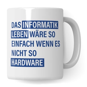Informaticien Tasse, Informaticien Cadeau IT Programmeur, Gobelet Idée d’informatique cadeau, développeur Admin Coder tasse à café drôle