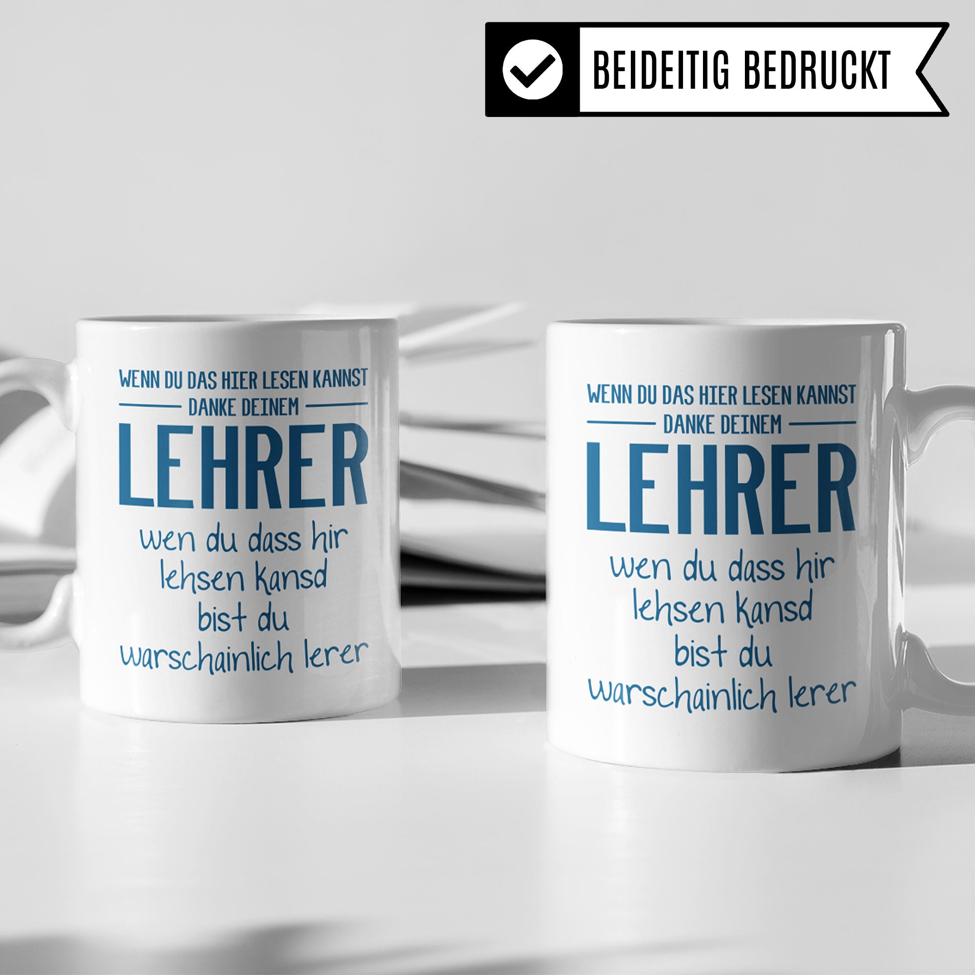 Lustige Lehrertasse – Spruch 'Ich Bin Lährer...' Als Witziges Geschenk Für LehrerInnen