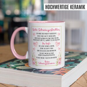 Schwiegertochter Tasse Geschenk Hochzeit Kaffeetasse Geschenkidee