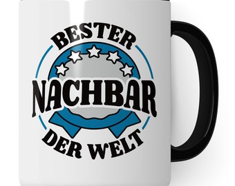Tazza Divertente Per Vicini - Regalo Di Compleanno, Addio O Vicinato - Pagma - Stampata Su Entrambi I Lati, 330 Ml