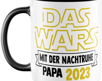 Dad 2023 mug father coffee mug gift birth father's day coffee mug fresh dad gift idea for expectant dad's daughter son