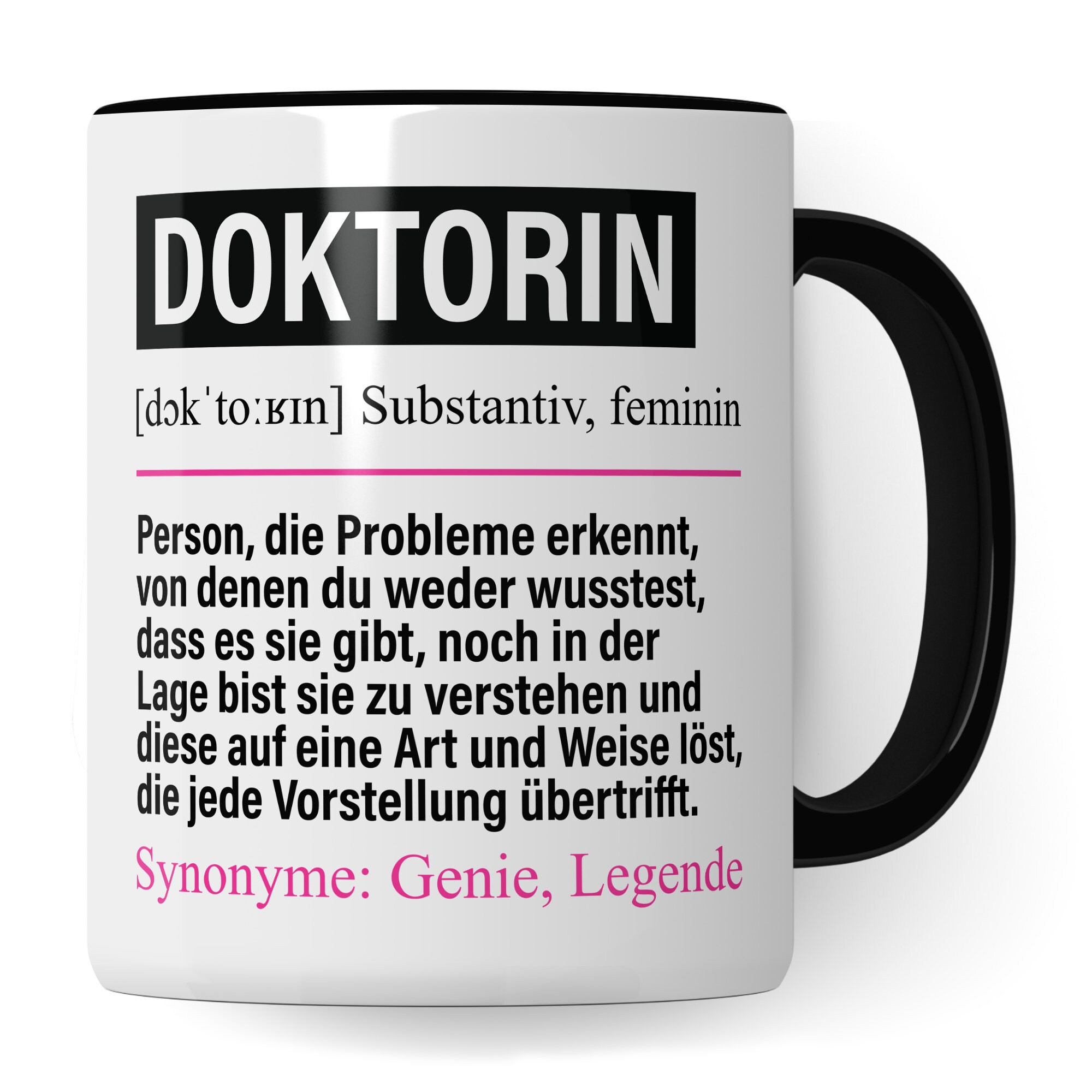 Tasse Doktorin lustig Doktorin Geschenk Doktorand Etsy