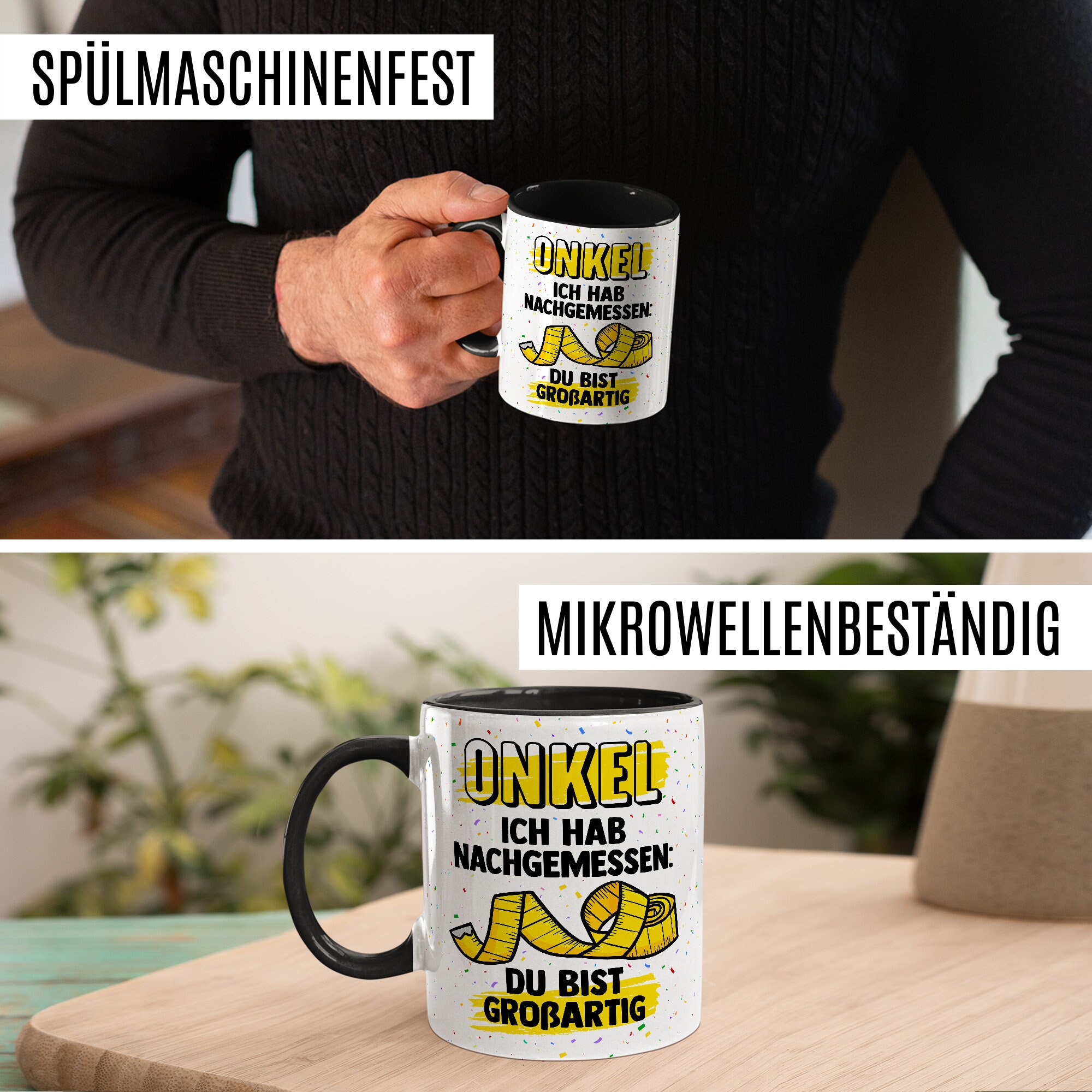 Tazza Caffè 330 Ml Con Scritta Unicorno - Regalo Divertente Per Zio E