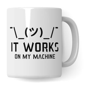 Programmierer Tasse, Informatiker Geschenke lustig IT Spruch Informatik Becher, Programmieren Geschenkidee, Kaffeetasse Admin Kaffeebecher