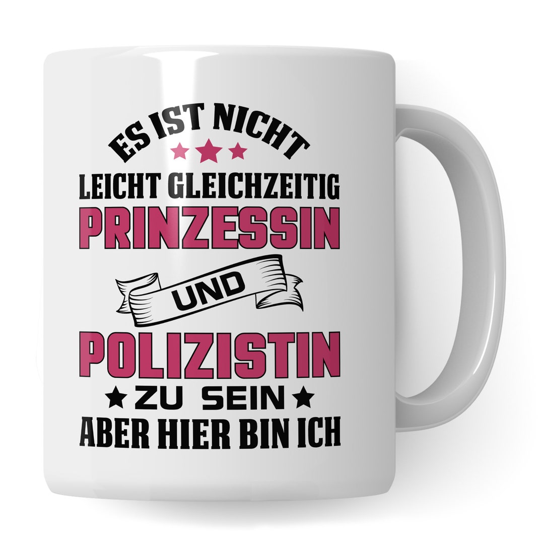 Polizistin Geschenk Kaffeebecher Polizist Frauen Geschenkidee