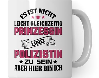 Policewoman gift coffee mug police officer women gift idea police officer coffee cup police profession coffee mug motif saying