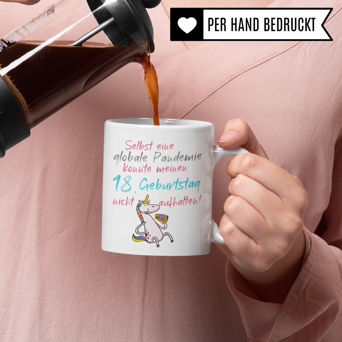Geschenk-Tasche Zum 18. Geburtstag Für Mädchen – Inklusive Schlüsselanhänger