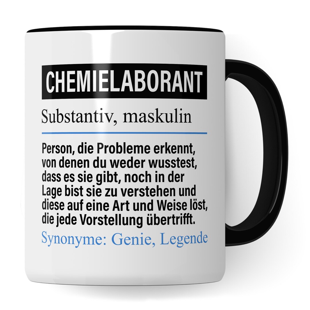 Chemiker Geschenk Tasse – Lustiger Spruch Für Chemielaboranten, Spülmaschinenfest