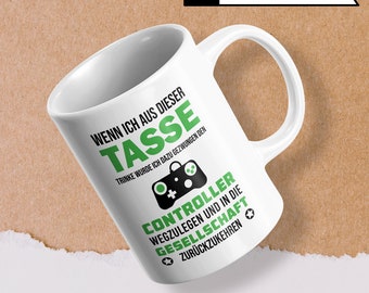 Fashionalarm Turnbeutel Mit Gaming-Spruch – 'Der Arzt Sagt Es Kann Nicht Geheilt Werden', Schwarz, 37x46 Cm