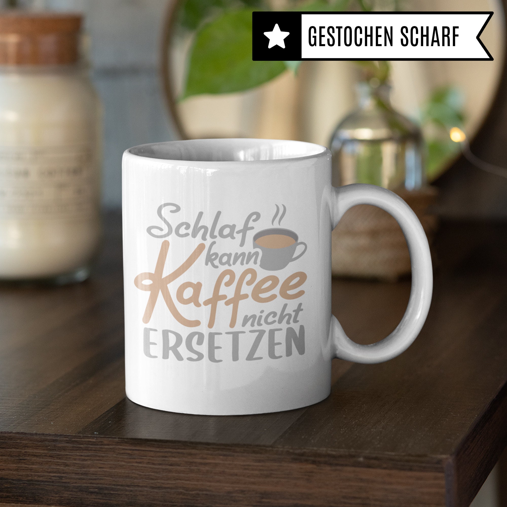 Lustige Kaffeetasse Mit Spruch 'Ich Brauche Kaffee' – Perfektes Geschenk Für Morgenmuffel & Büro-Kaffeeliebhaber