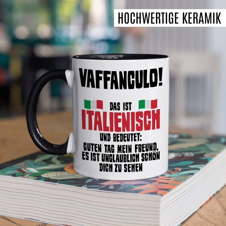 Vaffanculo Cup Funny Coffee Cup Saying Italian Coffee Mug Italian Joke Sarcasm Gift Idea Italian Italian Gift Gift Idea Italian Gift image 4
