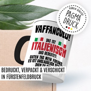 Vaffanculo Cup Funny Coffee Cup Saying Italian Coffee Mug Italian Joke Sarcasm Gift Idea Italian Italian Gift Gift Idea Italian Gift image 7