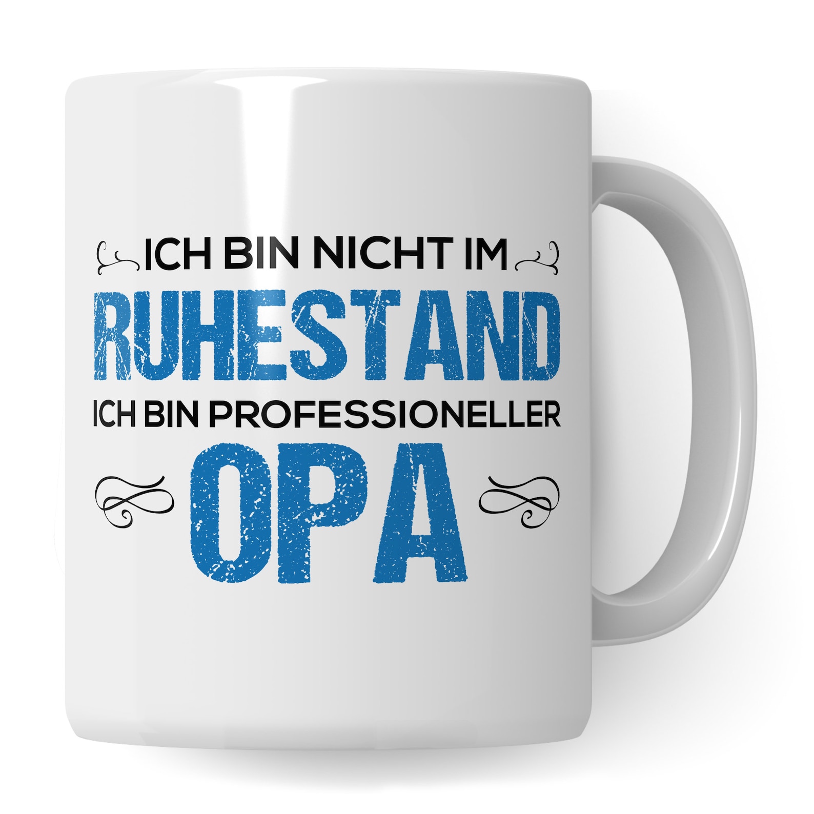 Pagma Druck Tasse 'Endlich Rentner, Endlich Zeit Für Den Garten' – Geschenkidee Für Rentner & Gärtner