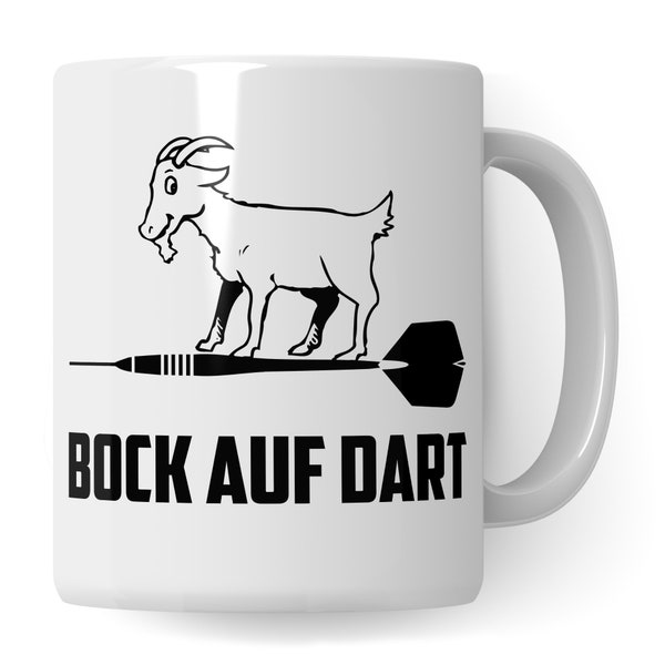 Dart Gift Mug - Bock auf Dart - Darts Coffee Mug Gift Idea Darts Player Mug Darter Cup