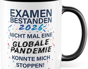 Regalo de examen, taza de examen 2026, regalo para hombres y mujeres, taza de café, exámenes, educación, estudios, exámenes estatales, pruebas, taza de café