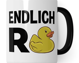 Finalmente Pension Cup, Regali per Pension Start pension Pension Pensioner Pensioner Saying, Retirement Gift Retirement Cup Man & Woman