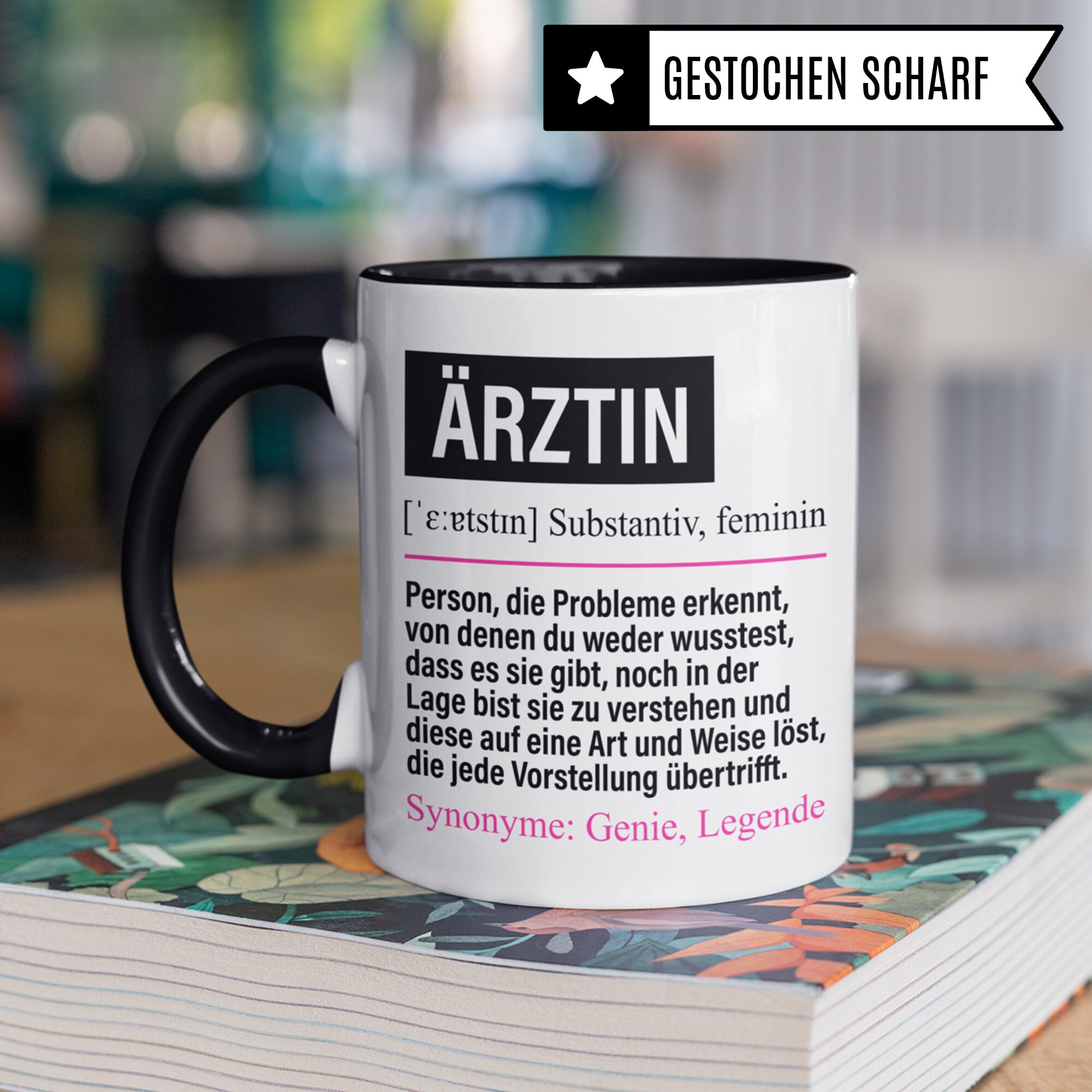 Tasse Ärztin lustig Ärztin Geschenk Spruch Doktorin Etsy