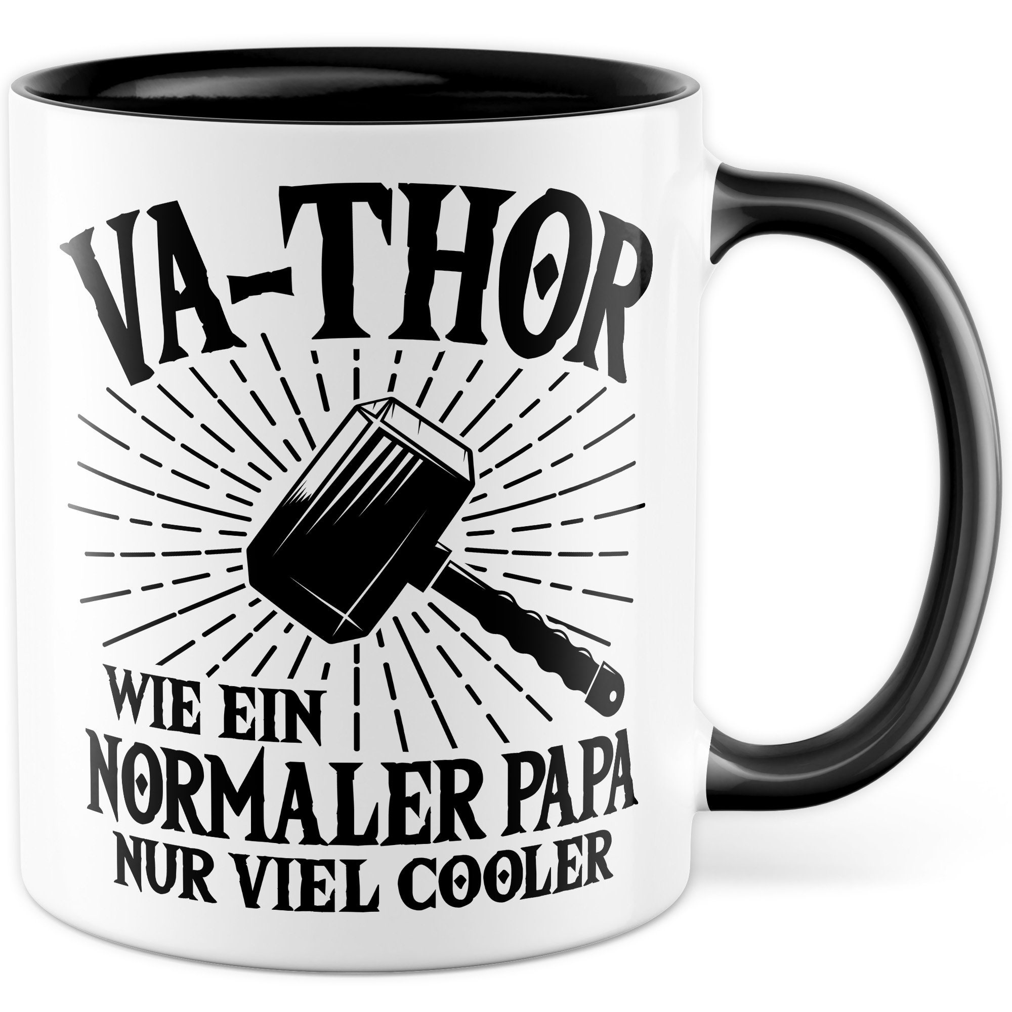 Tasse à Café Va-Thor Pour La Fête Des Pères, Idée Cadeau Thor, Tasse à