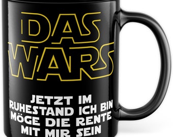 Taza de jubilación idea de regalo de jubilación pensión taza de café regalo para colegas taza de café jubilación pensionista trabajo colega broma