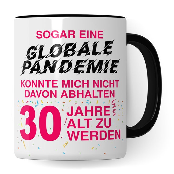 30. Geburtstag Frauen Tasse, Geschenk 30 Geburtstag Frau, Becher 30 Jahre alt werden Geschenkidee, Kaffeetasse 1995 Jahrgang Witz