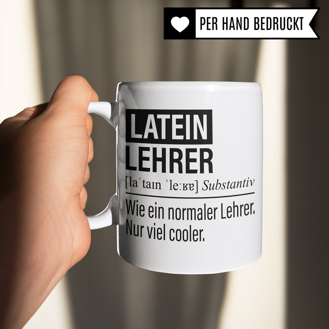 Latein Lehrer Tasse Geschenk für Lateinlehrer Kaffeetasse Etsy