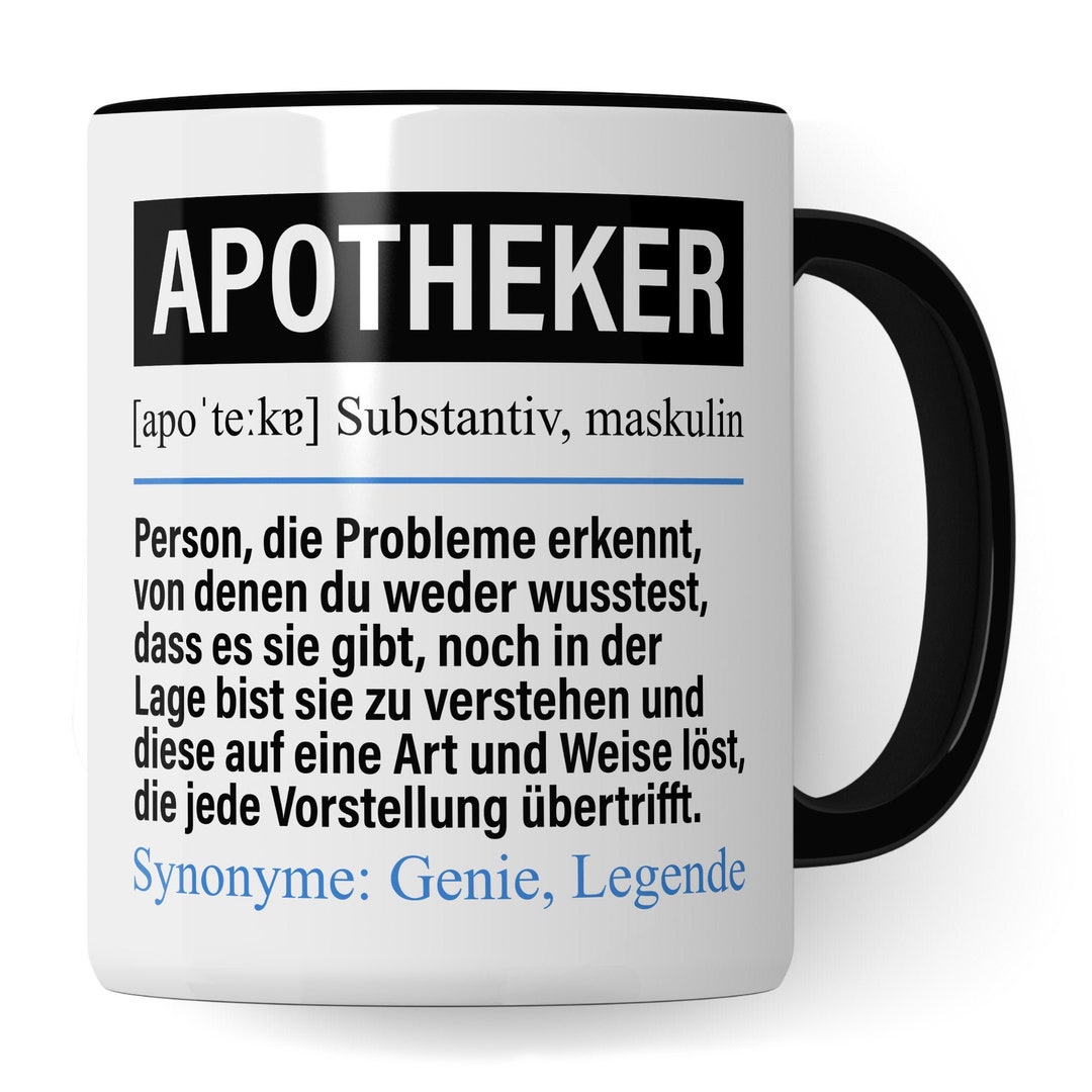 Tasse Apotheker lustig, Apotheker Geschenk, Spruch Apotheke