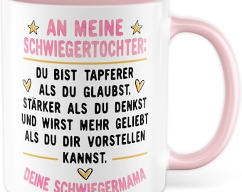 Mother-in-law daughter-in-law mug gift engagement wedding coffee mug mother-in-law gift idea motivational saying coffee mug