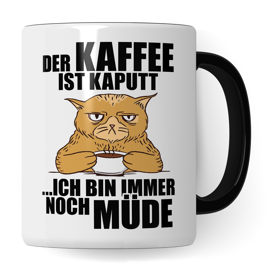 Kaffee Tasse mit Spruch lustig Kaffeetasse Geschenk Der Etsy