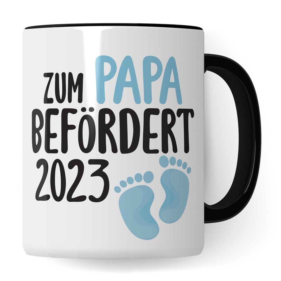 Werdender Papa Geschenk 2023 Tasse Schwangerschaft Zum Papa Etsy.de