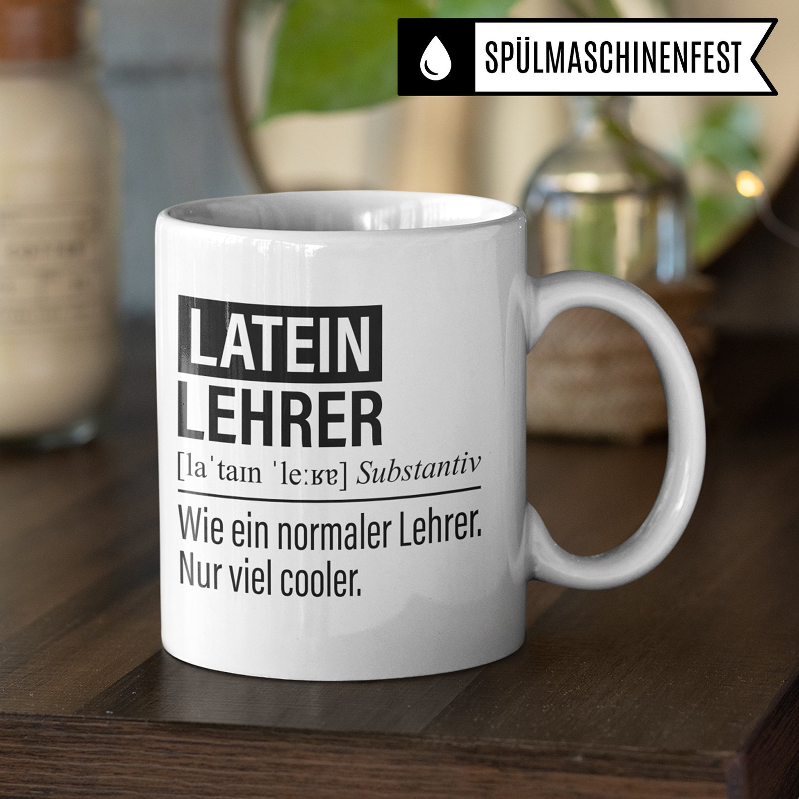 Latein Lehrer Tasse Geschenk für Lateinlehrer Kaffeetasse Etsy