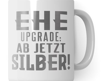 Silver Wedding Cup Gift Ideas, Silver Wedding Gifts, Silver Wedding Decoration Mug, 25 Year Wedding Anniversary Coffee Mug