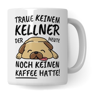 Cup waiter funny, waiter gift coffee mug waiter gift idea, service staff upper coffee cup teacup mug mug