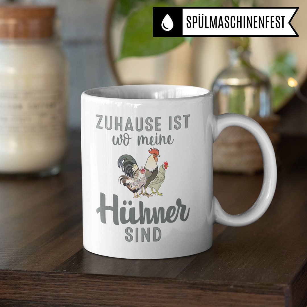 Pagma Kaffeetasse „Meine Hühner Lieben Mich“ – Hühnerhalter Spruch, 330 Ml, Spülmaschinenfest, Beidseitig Bedruckt – Geschenk Für Hühnerfreunde