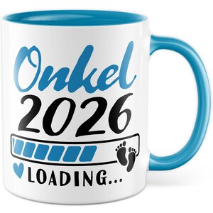 Onkel 2026 Tasse Geschenk lustig Bruder Kaffeetasse Nichte Kaffee-Becher Neffe Geschenkidee werdender Onkel Humor Geschwister Patenonkel