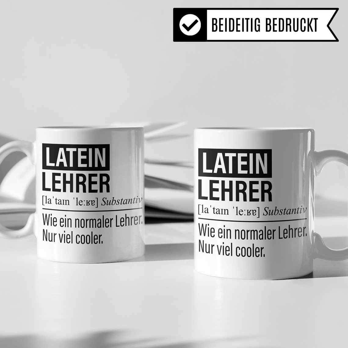 Latein Lehrer Tasse Geschenk für Lateinlehrer Kaffeetasse Etsy