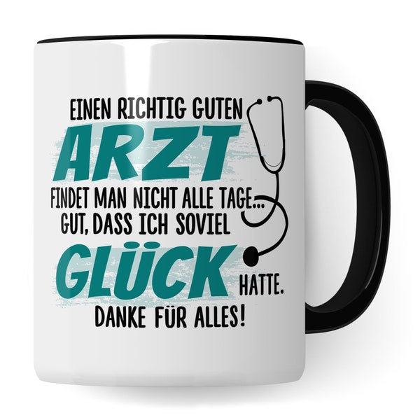 Tasse Arzt, Dankes-Geschenk Ärzte Danke Geschenk Dankeschön Tasse schöner Spruch schönes Motiv Kaffeetasse Berufe Kaffee-Becher