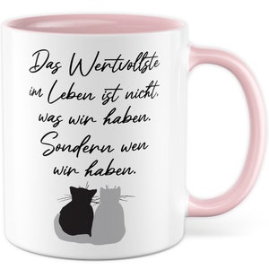 Friendship mug with saying coffee mug best friends BFF coffee mug gift girlfriend cute gift idea style handwriting cat cats