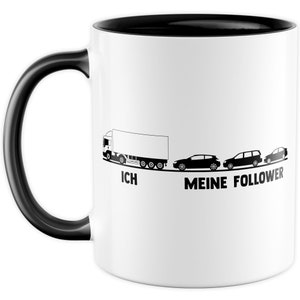LKW Tasse mit Spruch LkwFahrer Kaffeetasse KaffeeBecher lustig