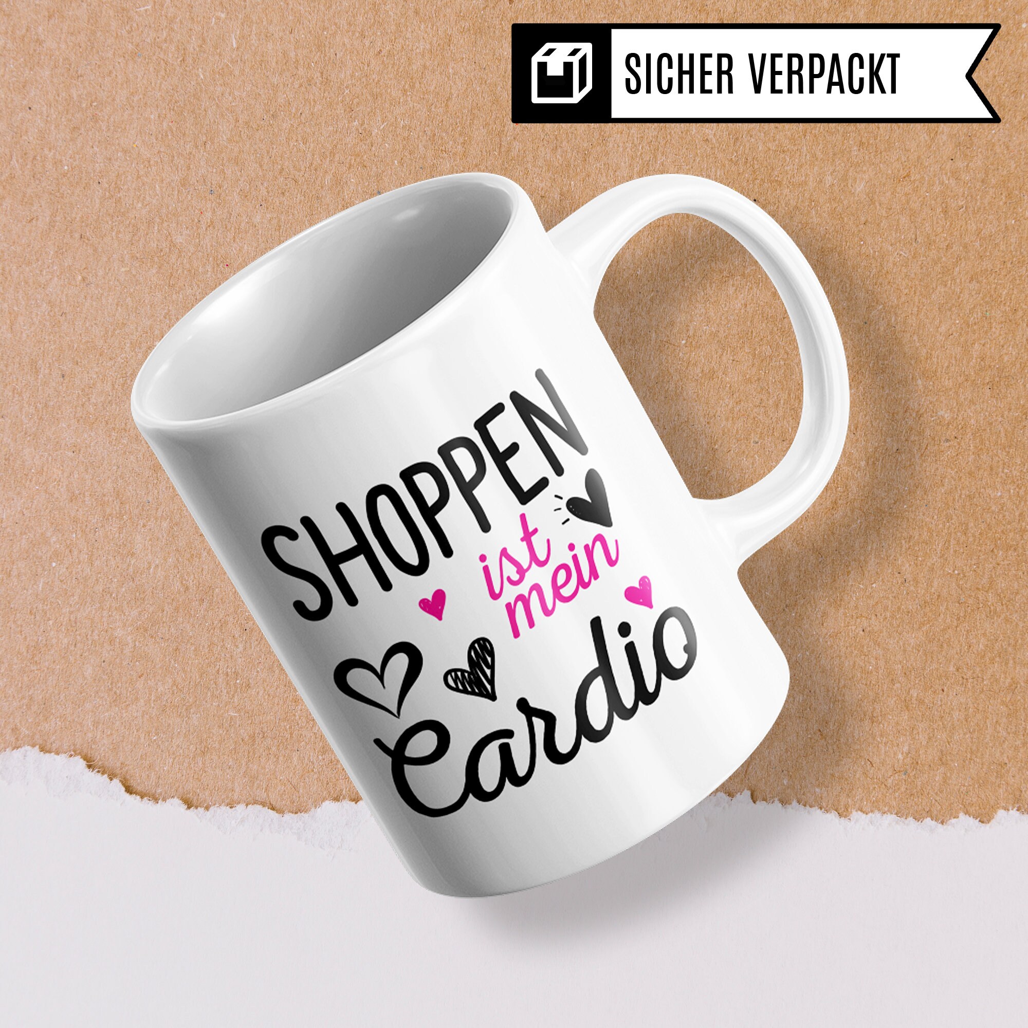 Lustige Shopping-Tasse Mit Spruch – 'Ich Muss Einfach Nur Shoppen Gehen', Spülmaschinenfest, 330 Ml