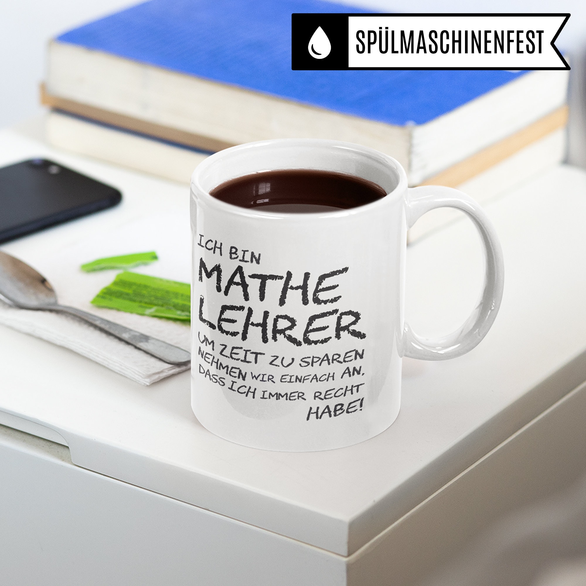 Lehrer-Tasse Mit Sarkasmus-Spruch – „Schüler-Tränen Kaffee“ Geschenkidee Für Lehrerinnen Und Lehrer
