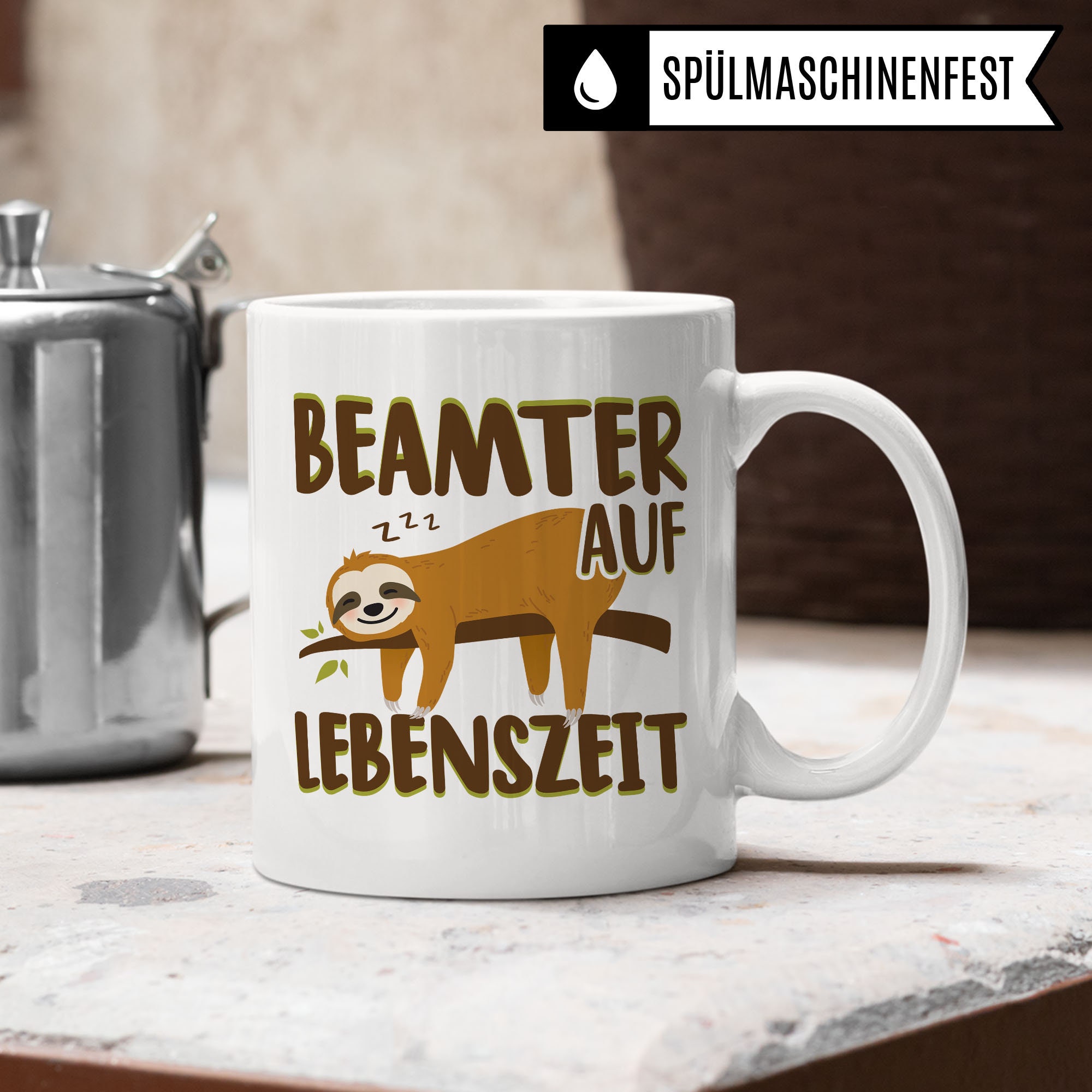 Tasse à Café Avec Inscription En Allemand « Beamter Auf