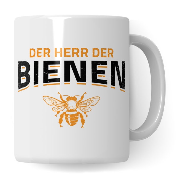 Der Herr der Bienen Tasse, Geschenk für Imker Becher, Kaffeetasse Imkerei Bienen Spruch, Bienenzüchter Honig Imkern Honigbiene Bienenstock