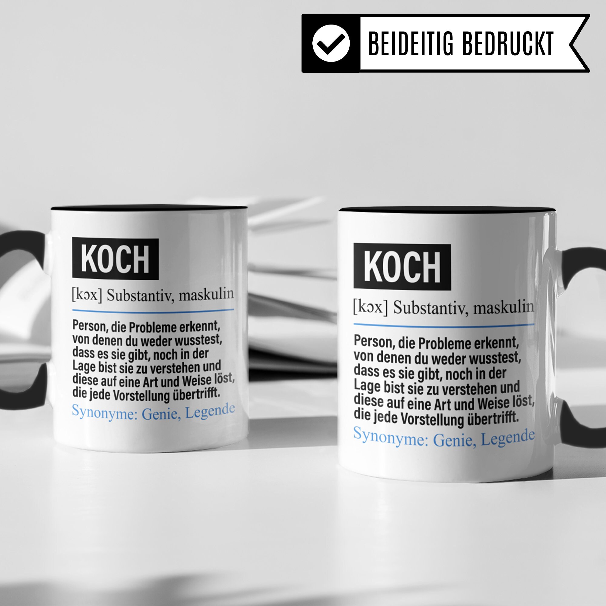 Lustige Köchin-Tasse – Spruchbecher Für Köchinnen, Spülmaschinenfest, 330 Ml, Beidseitig Bedruckt