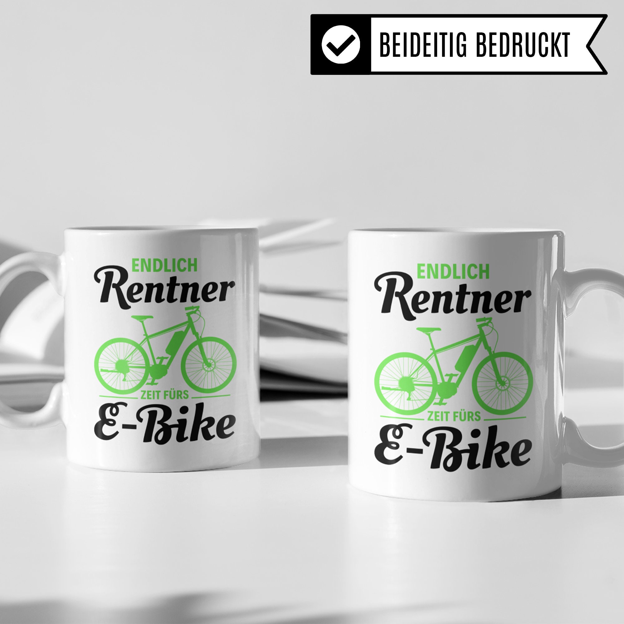 Ebike Gift Pensioner E Bike Cup Retirement Bicycle Electric Etsy UK