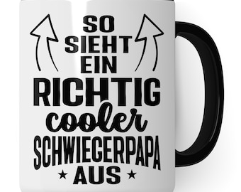 Mug gift daddy-in-law, This is what a really cool daddy-in-law looks like Gift idea father-in-law coffee cup with saying coffee mug