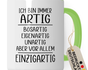 Mug funny coffee cup with saying Coffee mug with wit gift gift idea I am always kind - Unique