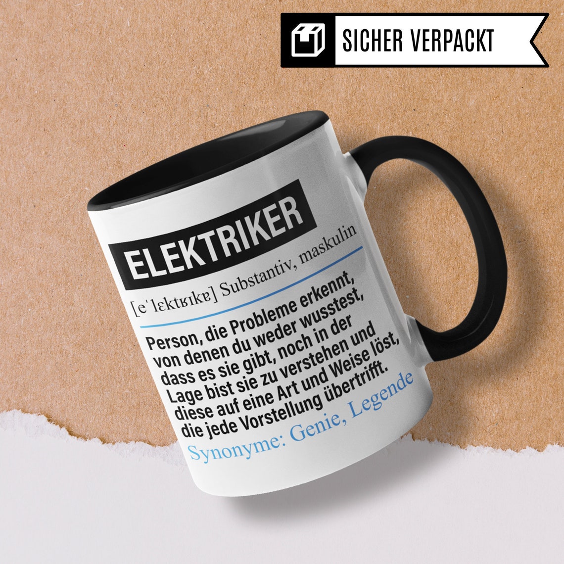 Tasse Elektriker lustig Elektriker Geschenk Spruch Etsy.de